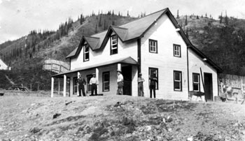 The Cadzow residence at New Rampart House. Dan Cadzow and his wife, Rachel, a Gwitchin woman, were central figures in the community.