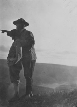 Claude and Mary, August 15, 1924. These photographs are evidence that Claude was on the Dome hike, in spite of Mary omitting the fact from her letters.