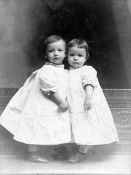 Mary and Mark, ca. 1900. Mark was also known to his siblings as “Bud.”