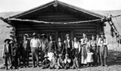 Photo de groupe à Ross River, 1922.