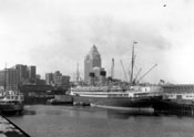 “Part of the waterfront Vancouver, March 1935.”
